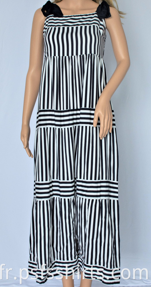 Patchwork Striped Dress